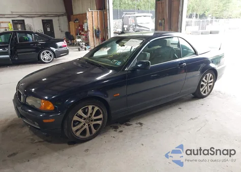 2001 BMW 330Ci из США, поврежденный, VIN WBABS53491JU83172